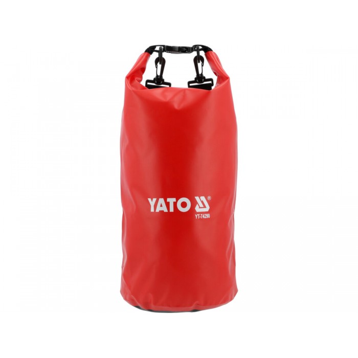 Сумка-рюкзак водонепроникна YATO з 2 плечовими пасами, 10 л, 20х 49 см, з ПВХ брезента [50]