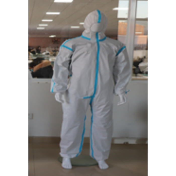 Костюм захисний одноразовий з нетканого матеріалу SFS FABRIC з заліпками на швах(DW)