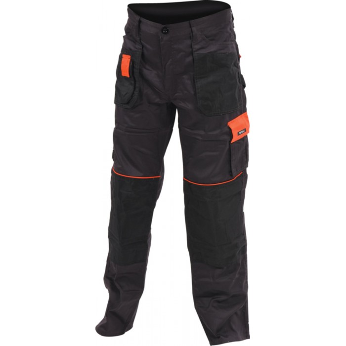 Штани робочі YATO, розмір L; 65%- поліестер, 35%- бавовна(DW)