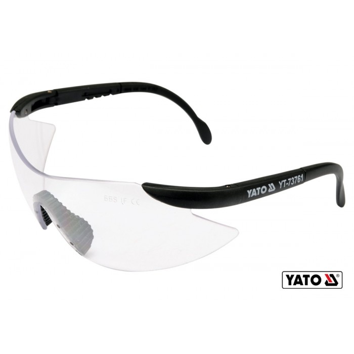 Окуляри захисні YATO відкриті прозорі [12/300]