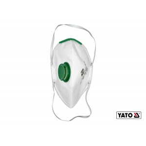 Респіратор протиаерозольний з клапаном YATO : FFP2 NR, 3 шт [50]