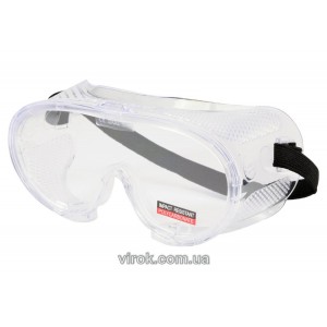Окуляри захисні YATO прозорі з регул. еластичним пояском [20/200]