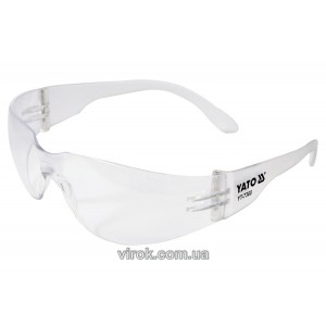 Окуляри захисні YATO відкриті, прозорі [12/240]
