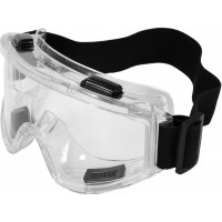 Окуляри захисні з вентиляцією YATO прозорі з регульованим еластичним паском [10/100]