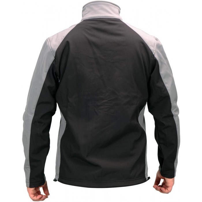 Куртка робоча SOFTSHELL YATO розмір S, чорно-сіра, 3 кишені, 96% поліестер і 4% спандекс(DW)