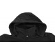 Куртка робоча SOFTSHELL з прикріпн капюшоном YATO розм S, чорна, 3 кишені, 96% поліест і 4% спандекс