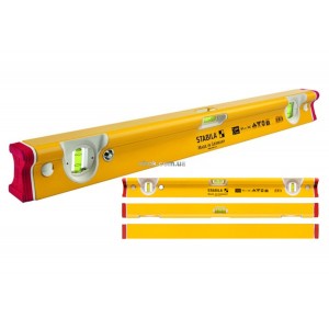 Рівень STABILA Type R 300 : L= 122 см. Надміцний профіль R. 3 капсули. 2 метр. шкали, + ковпачки