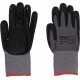 Рукавиці робочі нейлонові YATO покрите спіненим нітрилом з накрапленням, розмір 8, чорнр-сірі [12]