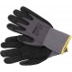 Рукавиці робочі нейлонові YATO покрите спіненим нітрилом з накрапленням, розмір 9, чорнр-сірі [12]