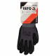 Рукавиці робочі нейлонові YATO покрите спіненим нітрилом з накрапленням, розмір 9, чорнр-сірі [12]