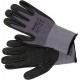 Рукавиці робочі нейлонові YATO покрите спіненим нітрилом з накрапленням, розмір 10, чорнр-сірі [12]