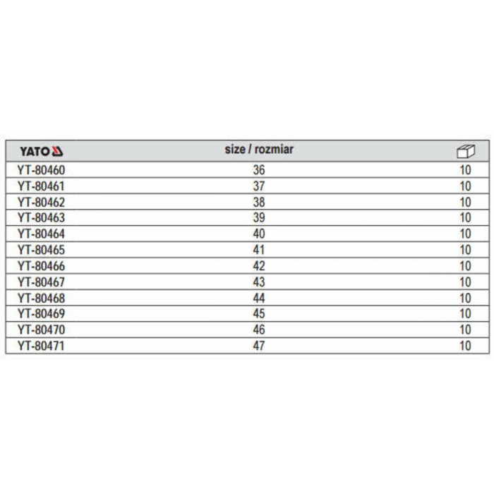 Сандалі робочі шкіряні з поліуретановою підошвою; модель SEGURA, розм. 46 [10]
