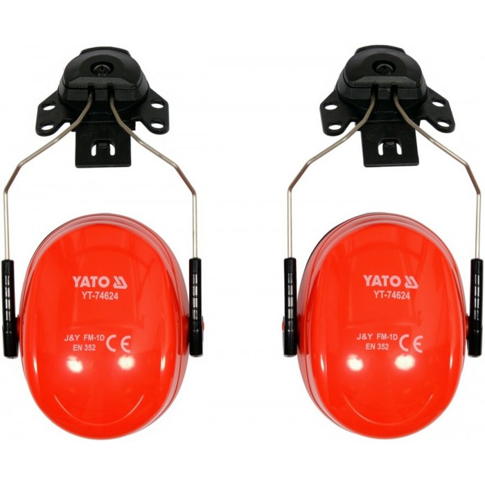 Навушники шумозахисні YATO  з кріпленням до каски [20]
