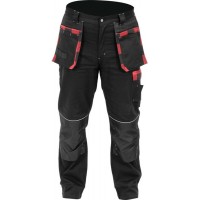 Штани робочі YATO REBAR, розмір L/XL; 14 кишень, 97%- бавовна, 3%-еластан(DW)