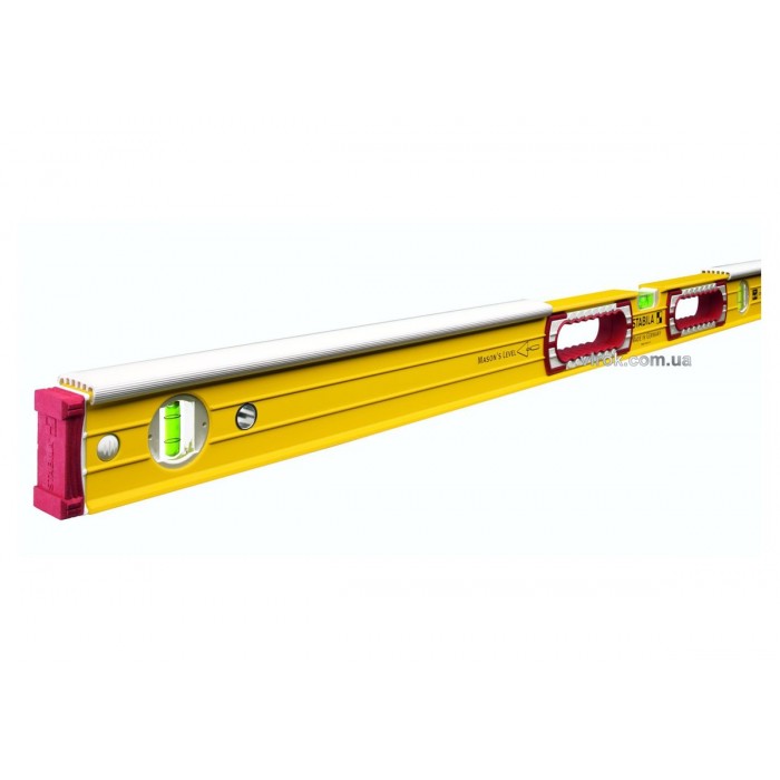 Рівень муляра STABILA Type 196-2 K : L= 120 см. 3 капсули, ударостійкий(ковачки, профіль,накл. щит)