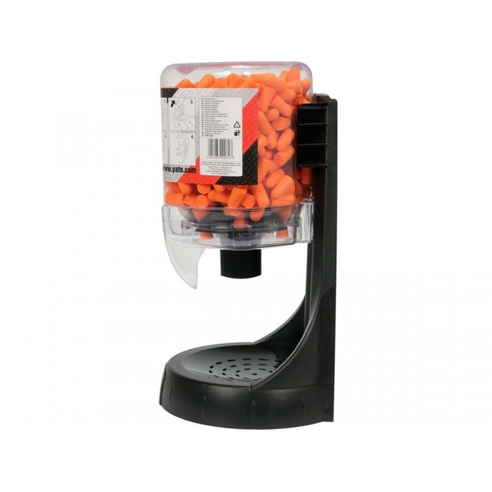 Дозатор протишумових беруш YATO:+беруші поліуретанові, Ø= 5-11 мм, 250 пар [4]