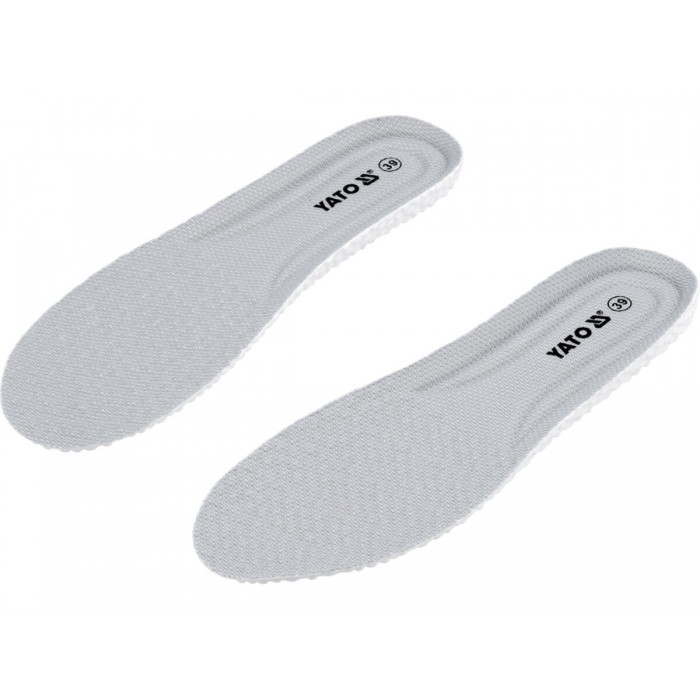 Устілки для взуття YATO; розмір 39 з поліуретану, l= 26 см [7/70]