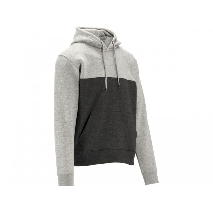 Худі з капюшоном "LABRADOR" YATO розм.XL, 3 киш світло/ темносірий; матеріал 80%-бав, 20%-поліест