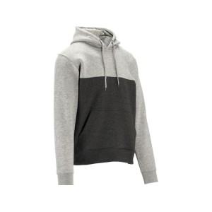 Худі з капюшоном "LABRADOR" YATO розм.XXL, 3 киш світло/ темносірий; матеріал 80%-бав, 20%-поліес