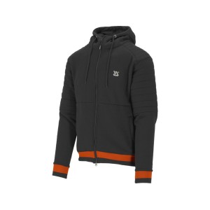 Худі з капюшоном і блискавкою YATO розм.XXL, 2 кишен чорно-червон; матеріал: 80%-бав, 20%-поліес