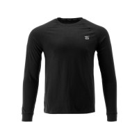 Футболка чорна, з довгими рукавами YATO розм. L/ 74 см х 55 см, 100%- бавовна [40]