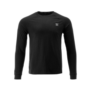 Футболка чорна, з довгими рукавами YATO розм. 2XL/ 78 см х 61 см, 100%- бавовна [40]