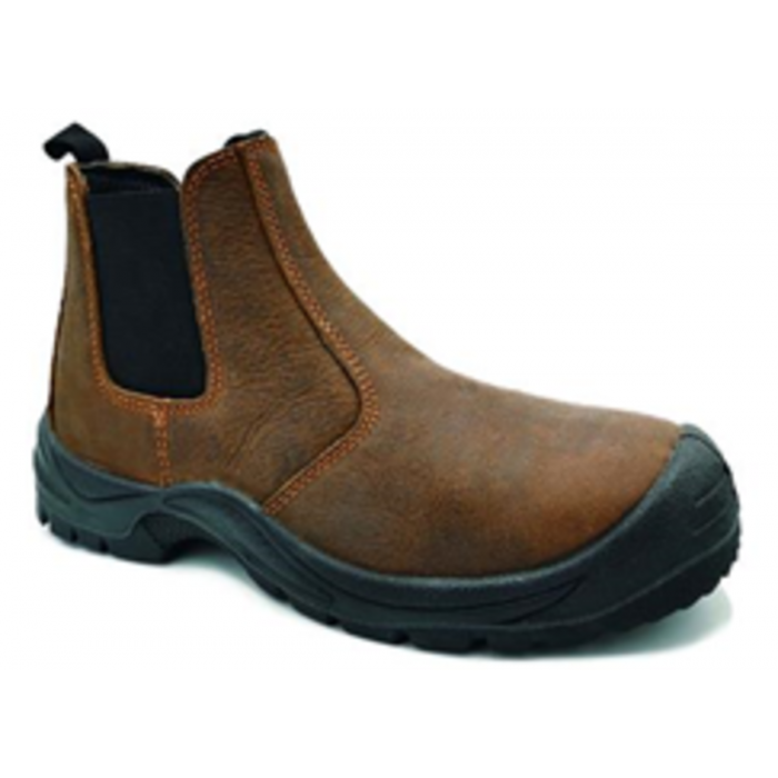 Чоботи низькі робочі з нубук шкіри YATO CHELSEA, розм. 42, з поліуретановою підошвою