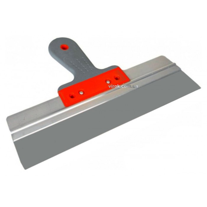 Шпатель фасадний нержавіючий ТМ TYTAN 200x60 мм, двокомпонентна ручка