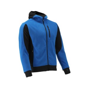 Худі флісовий з поліестеру YATO розмір L, синьо-чорний, 5 кишень [20]