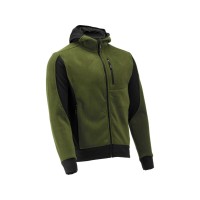 Худі флісовий з поліестеру YATO розмір S, зелено-чорний, 5 кишень [20]