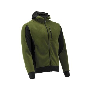Худі флісовий з поліестеру YATO розмір 3XL, зелено-чорний, 5 кишень [20]