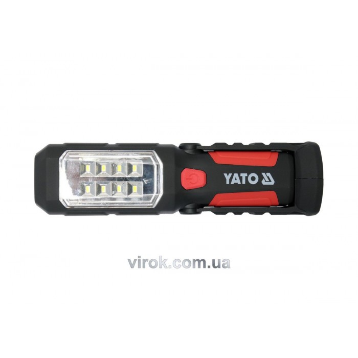 Ліхтар LED на батарейки 3Х АА, 8 + 1 діод , гак + магніт , 3 режими світла [50]