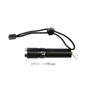 Ліхтар діодний кишеньковий 3Вт від батарейки 1хАА і 3 режими світла;100х25 мм,вододонепроникний(DW)