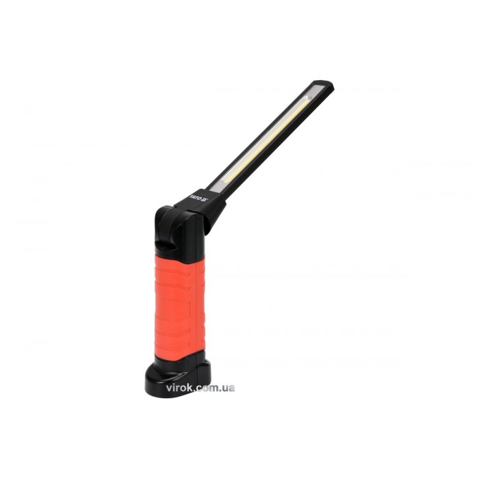 Лампа світлодіодна для майстерні YATO; 3.7 В акумулят. Li-Ion, 2 режими: 5+3 Вт, 600/260 Lm [12]