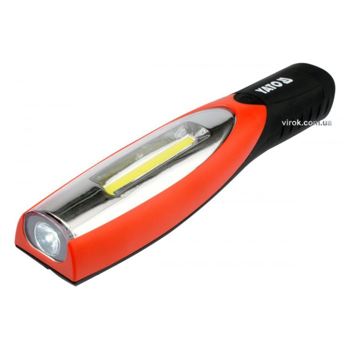 Світильник майстерний YATO акумулятор Li-Ion- 3.7 V, з 2 LED по 180 lm, зарядний пристрій(DW)
