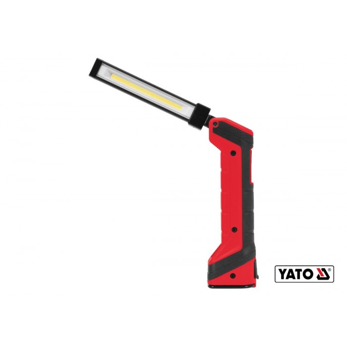 Лампа світлодіодна для майстерні YATO: Li-Ion 3.7В 2.2 Агод, 3 режими: 5+1Вт, 500/250+40 lm +гак [6]