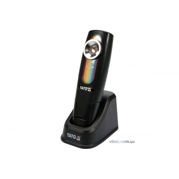 Світильник переносний для підбору кольорів, світлодіодний 5Вт YATO Li-Ion акумулят. з зар.-220В [12]