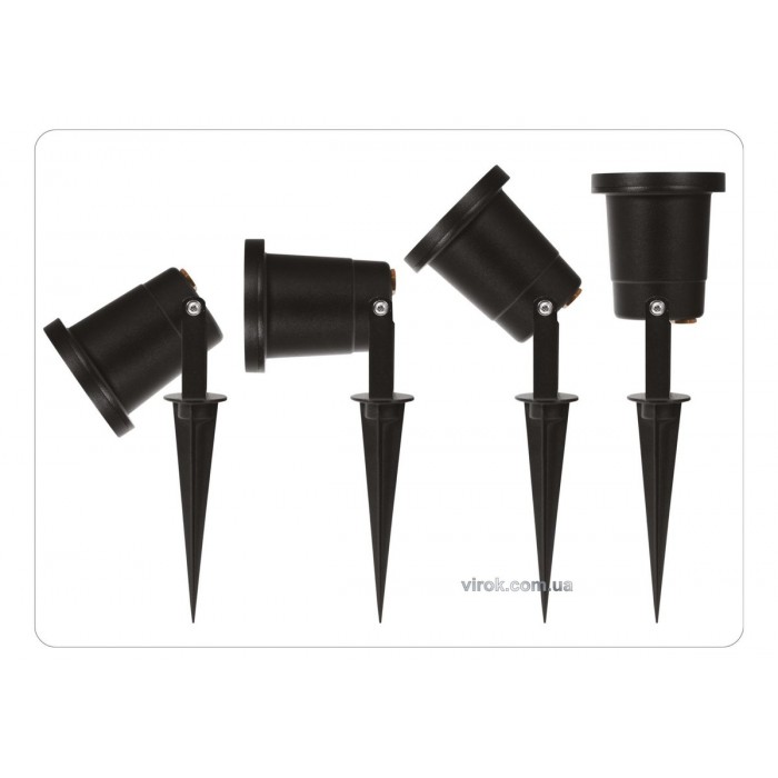 Прожектор діодний, садибний, мережевий YATO на піці, 35 Вт, 315х 92 мм, GU10, кабель- 18 см [8]