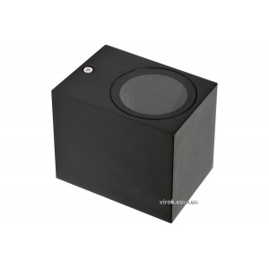 Світильник 1-LED настінний, мережевий YATO, квадратний, 35 Вт, 68 х 81 х 92 мм, цоколь GU10 [20]