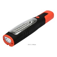 Ліхтар переносний діодний 2-режим. 30 + 7 YATO; живлення від Li-Ion акумулят. 3,7 V, 2 Ах год [12]