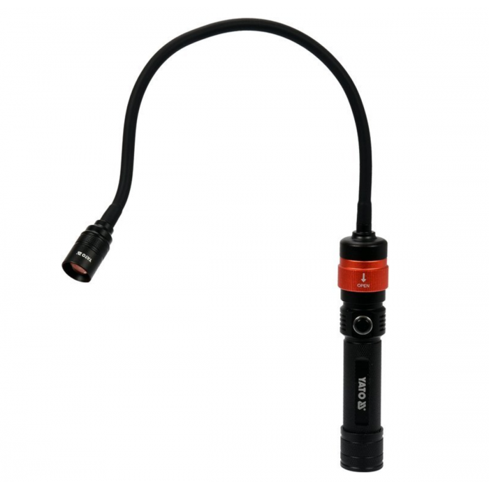 Ліхтар з обладунками 3 в 1 YATO для ремонтних робіт з зарядним пристроєм, в футлярі [10]