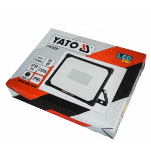 Прожектор переносний з SMD-діодним випромінювачем YATO : 50 Вт, 230 В, 4750 лм, 75 діодів [8]