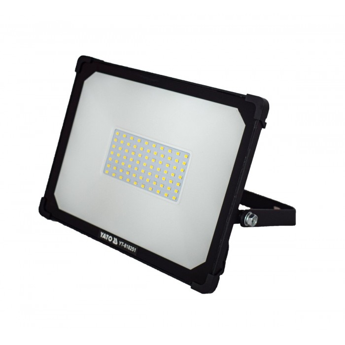 Прожектор переносний з SMD-діодним випромінювачем YATO : 50 Вт, 230 В, 4750 лм, 75 діодів [8]