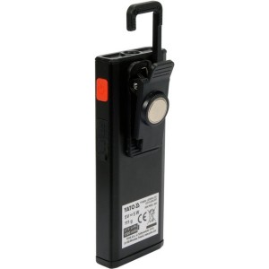 Ліхтар світлодіодний акумул. YATO Li-Po 3.7 В, 500 Lm, функ. павербанк на 1500 mАГод(DW)