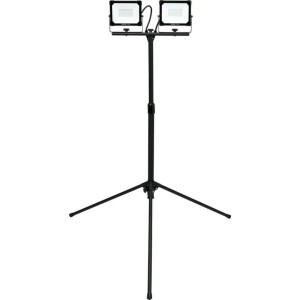 Прожектори з SMD-діодним випромін. YATO: 2x 30 Вт, 230 В, x2850 Lm, на штативі h= 0.6-1.22 м [4/24]
