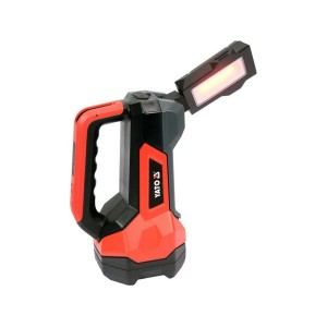 Ліхтар світлодіодний з ручкою 2в1 акумул. YATO Li-Ion 3.7В, 8 АГод, 9реж, 600/1000Lm, зарядний USB-C