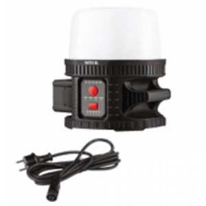 Світильник SMD-діодний, переносний YATO акумуляторний 18В, зона- 360°, 3 режим- 2500/ 5000/ 10000 Lm