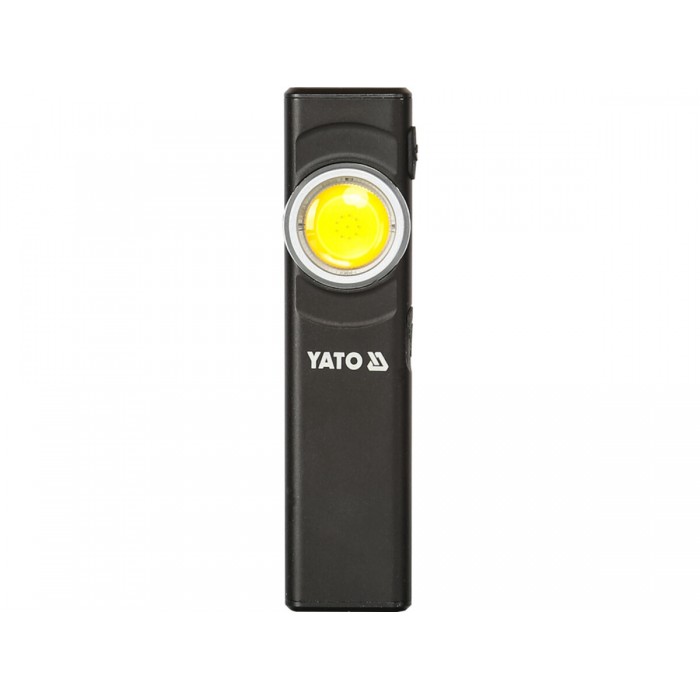 Ліхтар-міні діодний тонкий YATO від акумул. Li-Po 3.7 V 450 mA, освітл.- 500/ 300/ 100/ 30 Lm 8 режи