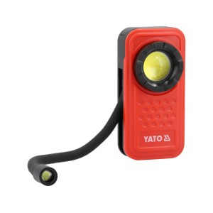 Ліхтар діодний з гнучкою лампою 3 в 1 акумул. YATO Li-Po 3.7 В, 800 мАГод, 600 Lm, 4 режими [24]