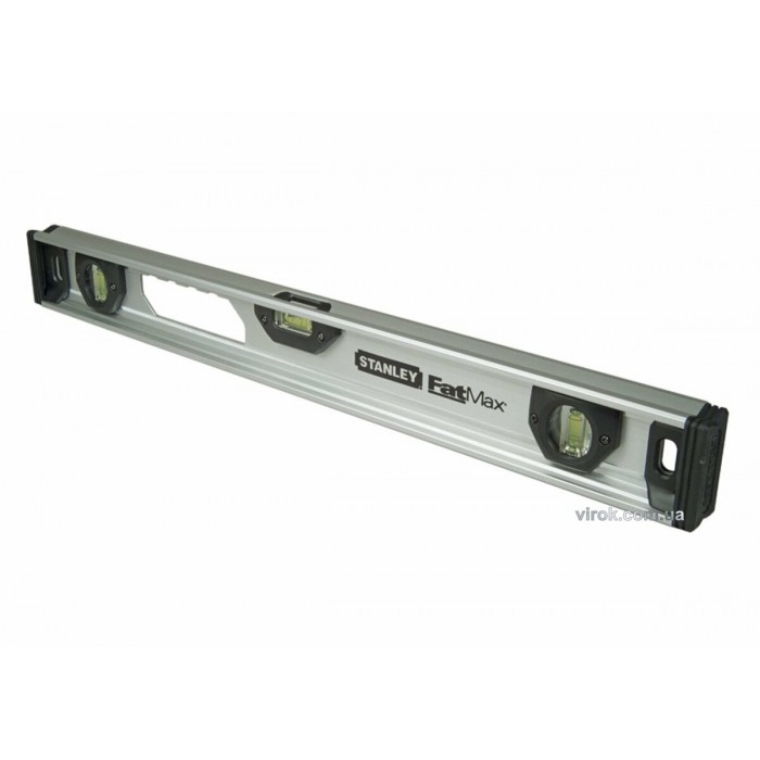 Рівень магнітний STANLEY "FatMax" : L= 180 см, 3 капсули, алюмінієвий корпус DW